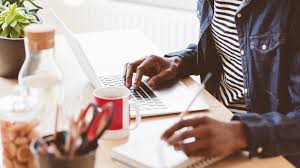 man working at desk